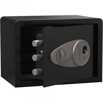 BTV | Caja Fuerte TECNA 250 | Caja de Seguridad | Caja Fuerte Biométrica con Lector de Huella Dactilar y Teclado Numérico de 4 Dígitos | 25 x35 x 25 cm