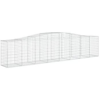 Arched Gabion Baskets 5 pcs 400x50x80/100 cm Galvanised Iron