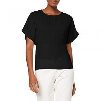 Vila NOS Visarina S/s Top-Noos Camiseta sin Mangas, Negro