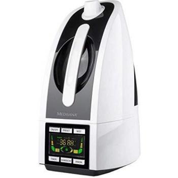 Medisana AH 665 Ultrasónica 4.5L 30W Negro, Color blanco - Humidificador