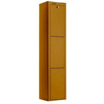 DON HIERRO - CUBEK - Cubo de basura y reciclaje lacado, 3 cubos gran capacidad