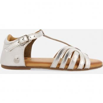 Gioseppo - Sandalias de niña ARIPEKA de piel con materiales reciclados, color plata, talla 36
