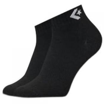 Calcetines Converse E746b-30 Hombre Unisex Mini Logo negro (3 pares) - Talla 35-38