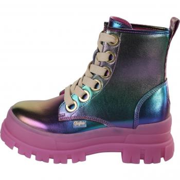 Buffalo Aspha Lace Up Hi Women's Multicolor Ankle Boots
