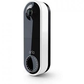 Timbre Video Inalámbrico Arlo Esencial 1080p con Audio Bidireccional, Detección de Movimiento y Visión Nocturna - Blanco (AVD2001-100EUS)