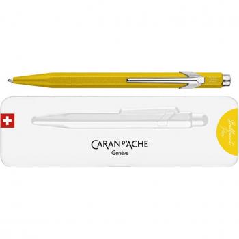 Bolígrafo retráctil Caran d'Ache 849 Colormat amarillo