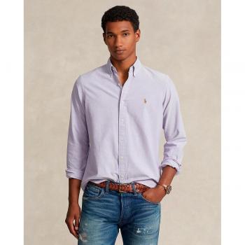 Camisa de Hombre Oxford Regular Fit Ralph Lauren - Slim Fit con Cuello Button-Down - Color Lavanda - Talla XXL
