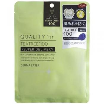 Quality First Derma Laser Super Tea Tree 100 Sheet Mask - 7 Pack