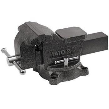 Yato YT-6504 - Tornillo de banco rotativo 200 mm tipo pesado