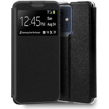 Funda Flip Cover Liso Negro para Motorola Moto G54 5G