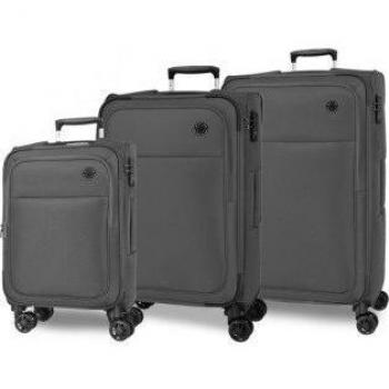Movom - Juego de maletas Atlanta 56 - 66 - 77 cm gris