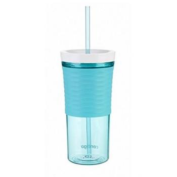 Contigo Shake&Go - Vaso para batidos con dispositivo antiderrame y autocierre, color azul océano