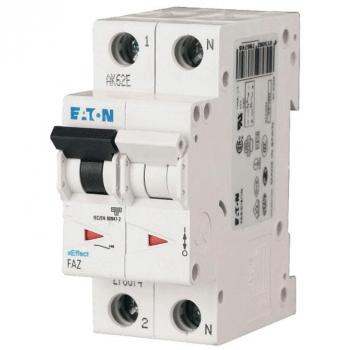 Interruptor Automático Magnetotérmico Eaton FAZ6 20A 1P+N 6KA Curva C Montaje en Carril DIN