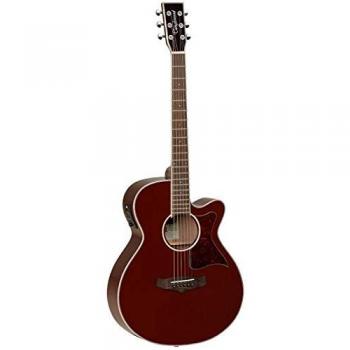 Tanglewood TW4E Winterleaf Super Folk Electro Acoustic Guitar - Red Gloss