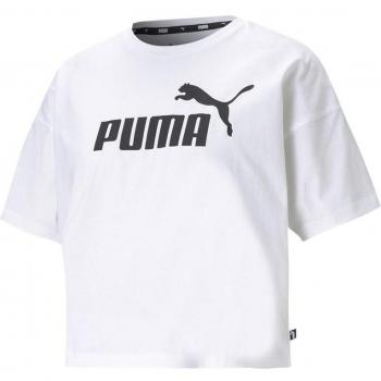 Camiseta PUMA ESS CROPPED LOGO TEE 586866 02 Blanco