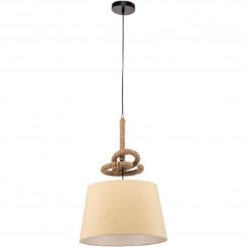 Lámpara colgante Corda-Mauli Metal, Tela, Cuerda