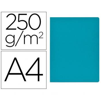 Subcarpeta cartulina Gio simple intenso Din A4 azul 250g/m2