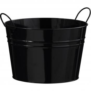Premier Housewares - Cubo de cinc con asas