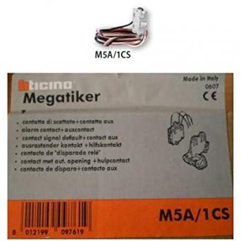 Contactor Auxiliar Megatiker con Adaptador (Bticino Cod. M5A/1CS)