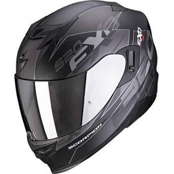 Casco Scorpion Exo-520 Air Cubierta Mate Negro/Silver XXL