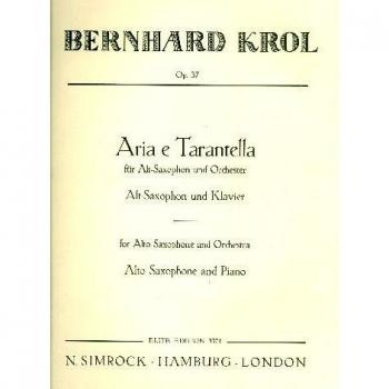 Aria and tarantella op. 37 -partition+parties separees
