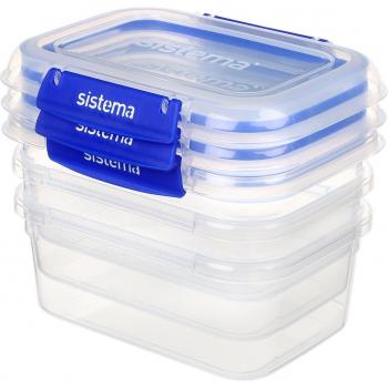 Set de 3 herméticos Klip It+ Sistema 1L