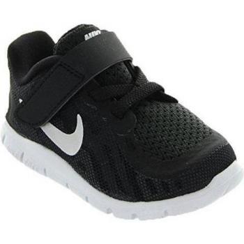 Nike Free 5 (Tdv), Zapatos de Primeros Pasos Para Bebés, Negro / Blanco / Gris (Black / White-Dark Grey-Cl Grey), 19 1/2 EU