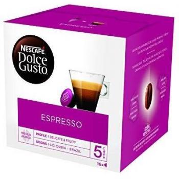 Nescafé DOLCE GUSTO Café ESPRESSO, Pack de 3 x 16 Cápsulas - Total: 48 Cápsulas