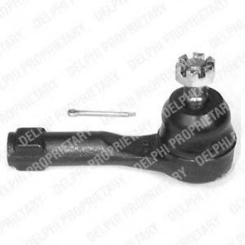 Rótula de dirección DELPHI TA1537 con rosca derecha, tipo de conexión: rosca, material: acero, compatible con vehículos específicos, incluye tuerca y arandela