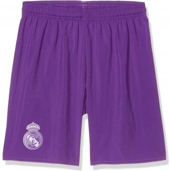 adidas Real Madrid CF 2015/16 A SHO Y Pantalón Corto, Niños, Blanco/Morado, 9-10 años