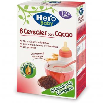 Hero Papilla de Cereales con Cacao - 500 gramos