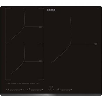 Placa de Inducción Edesa 60cm 4 Zonas Biselado Frontal Max 22cm EIM-6422 B/A