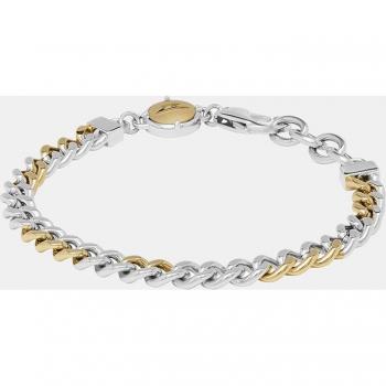 Pulsera de Mujer Diesel DX1354931 en Acero Inoxidable Plateado y Dorado