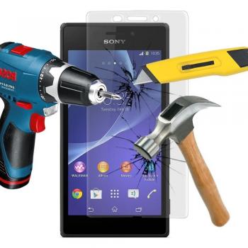 Sony Xperia M2, diseño de Aqua D2403 D2406: 1-Protector de pantalla de vidrio templado