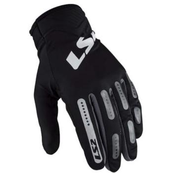 Guantes de Tela LS2 Bend Negro Gris para Hombre Adulto
