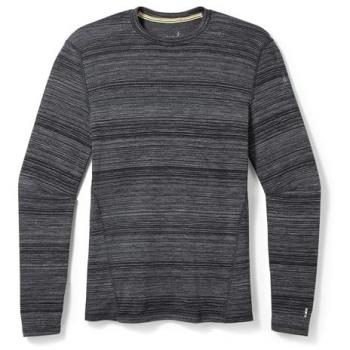 Camiseta Térmica Clásica de Manga Larga Merino 250 Crew para Hombre - Smartwool, Color Negro, Talla S (Pack de 2)