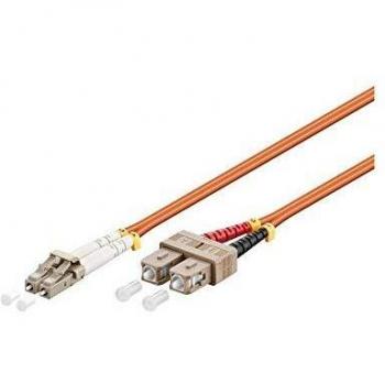 Cable de Red Goobay CAT6 (7.50 m) y Cable de Fibra Óptica Wentronic LC-SC OM2 (7,5 m)