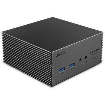 Lindy DST-Pro 101 USB-C Laptop Docking Station with 4K Support and 100W Power Supply