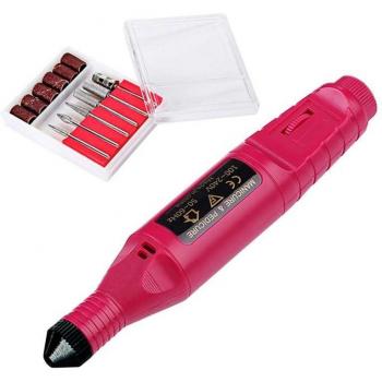 Kit de Manicura y Pedicura Eléctrico 6 en 1 con Torno Pulidor de Uñas y Velocidad Ajustable