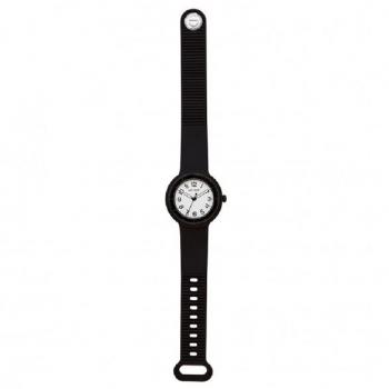Reloj de mujer Hip Hop Hero.Dot, modelo HWU1104, color blanco con correa de silicona burgundy y movimiento de cuarzo