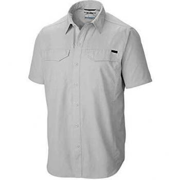 Columbia Silver Ridge Short Sleeve Shirt - Camisa para hombre, color blanco, talla L