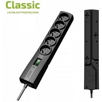 Regleta de enchufes Ever T/LZ09-CLA050/0000, 5 m, 5 enchufes, con interruptor