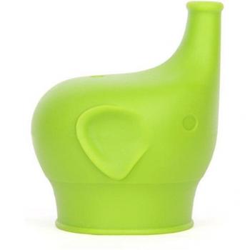 Tapa Antidesbordamiento para Vaso Infantil con Imagen de Elefante y Set de Absorción de Agua