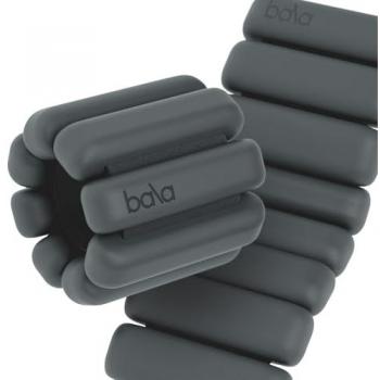 Bala Bangles Charcoal Weighted Wrist and Ankle Weights 2x450 g Fitness Accessory