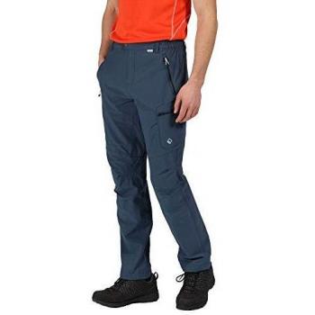 Regatta Highton Pantalón Isoflex Tejido elástico Activo y Impermeable Trousers, Hombre, Dark Denim, 32
