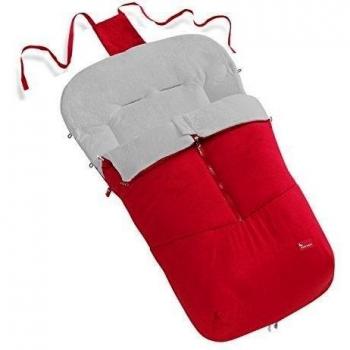 INTERBABY- Saco universal para sillas de bebé, Granate/Rojo