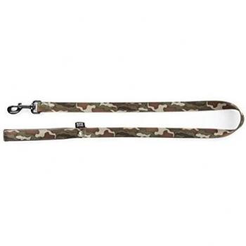 Correa para perro de nylon cómoda Martin Sellier Camuflaje marrón 2x120 cm S-M-L