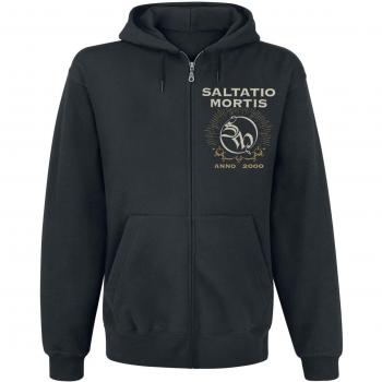 Saltatio Mortis Anchor Skull Sudadera Capucha con Cremallera Negro M