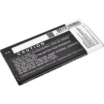 Batería compatible con Teléfono Microsoft BV de T5 C con Ion de litio/3.8 V/1950 mAh