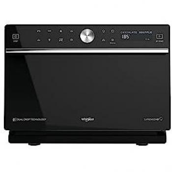 Microondas Combinado Whirlpool MWSC 9133 SB, 33L, 1000W, Negro